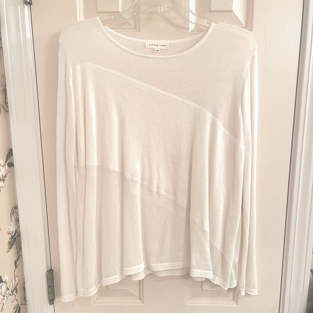 Little Lies Sheer Blouse
